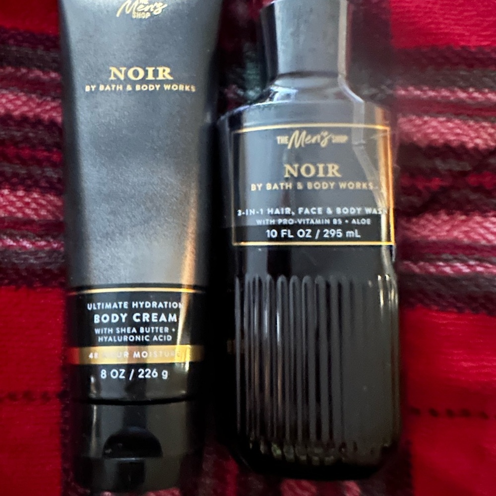 Bath & Body Works Noir Grooming Set - Black and Gold